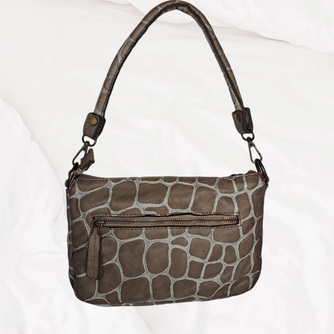 BORSA A SPALLA STAMPA COCCO