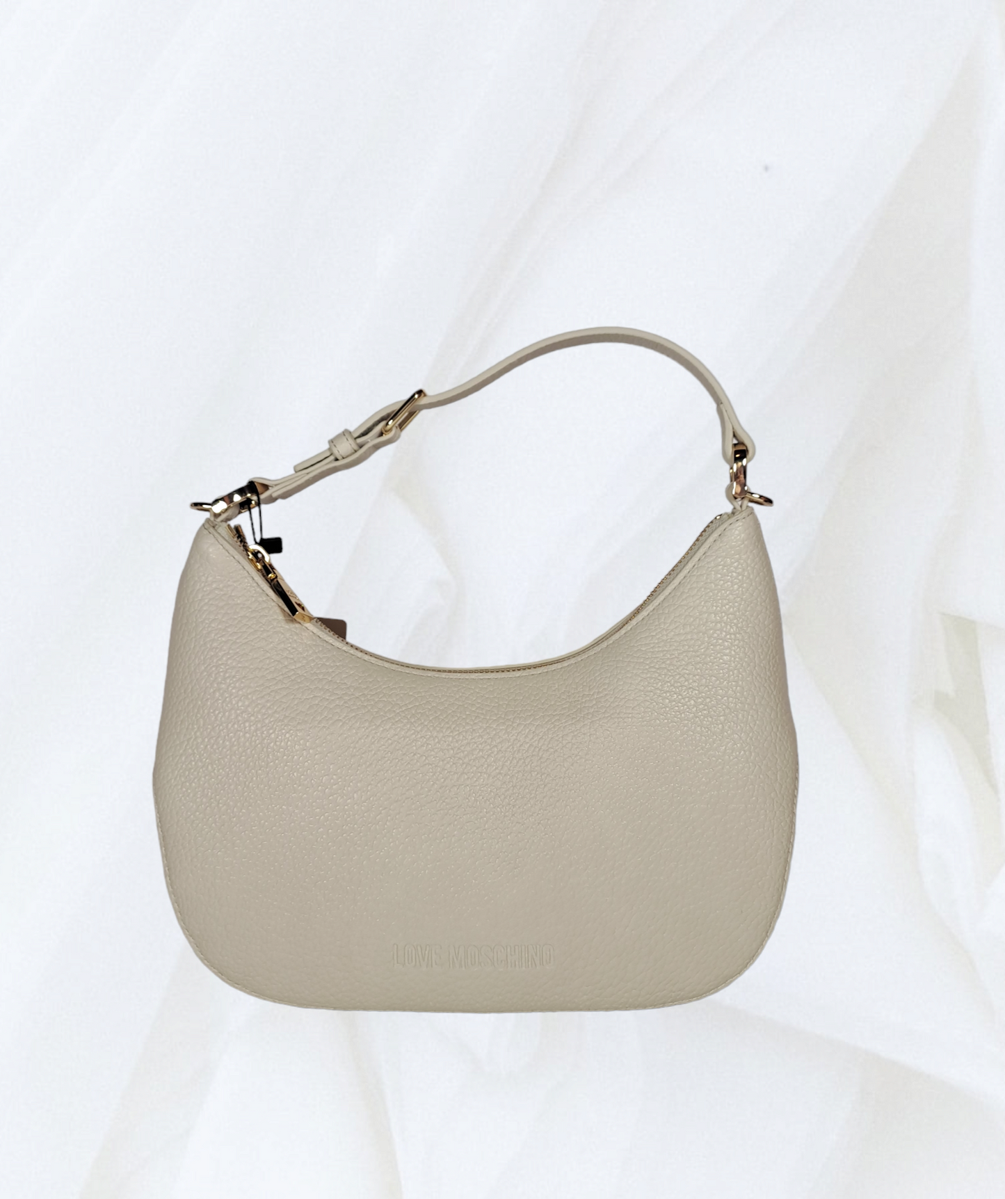 MOSCHINO NUOVA SCRITTA SOTTTO  PANNA