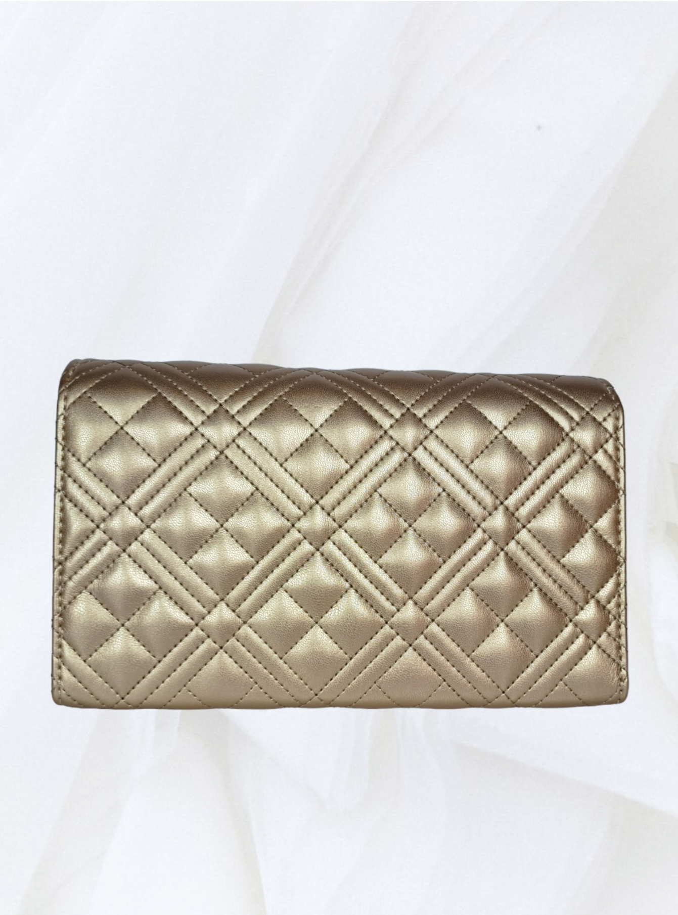 POCHETTE  CON CATTENA FINA ORO
