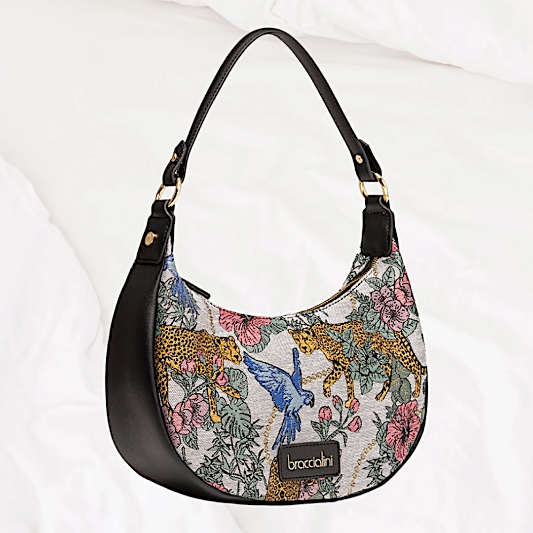 BORSA  A TRACOLLA JACQUARD